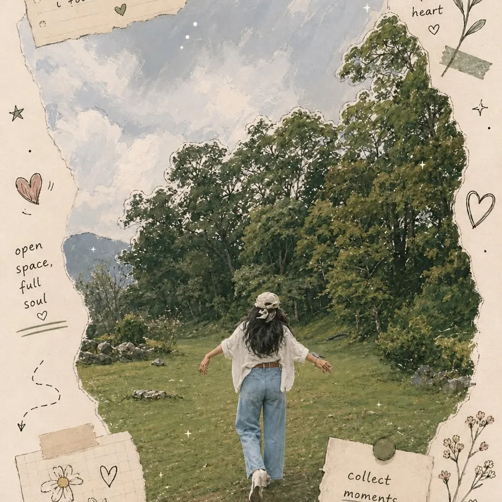 Nature Doodle Template